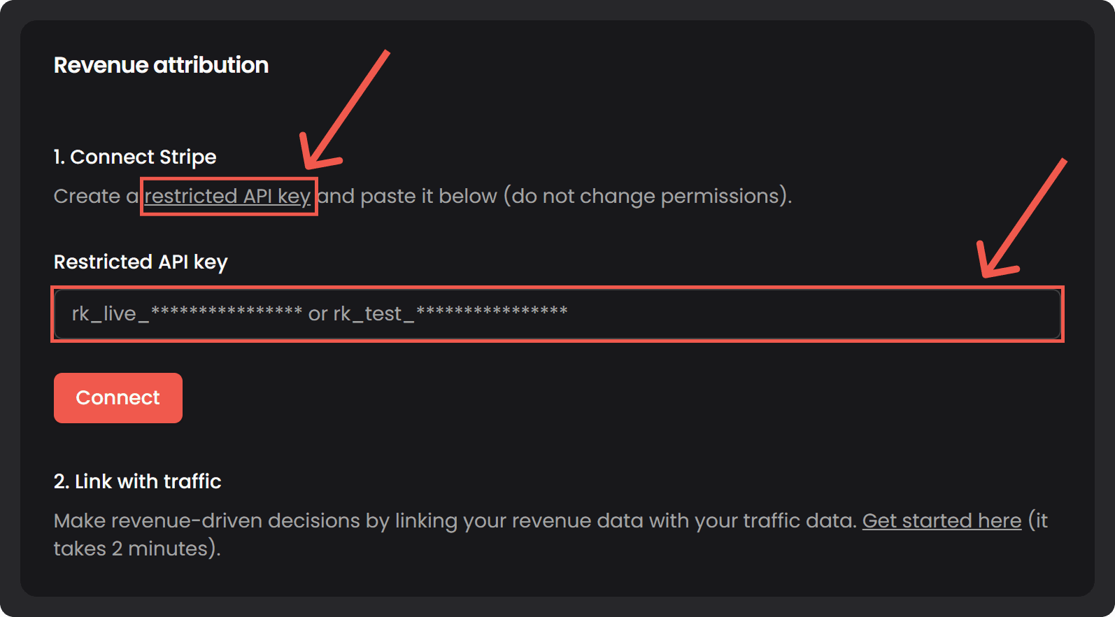 Connect payment providers